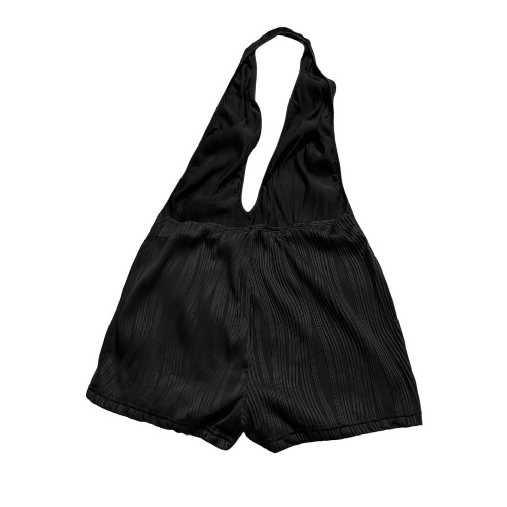 Halter Romper. Size L. Black. New